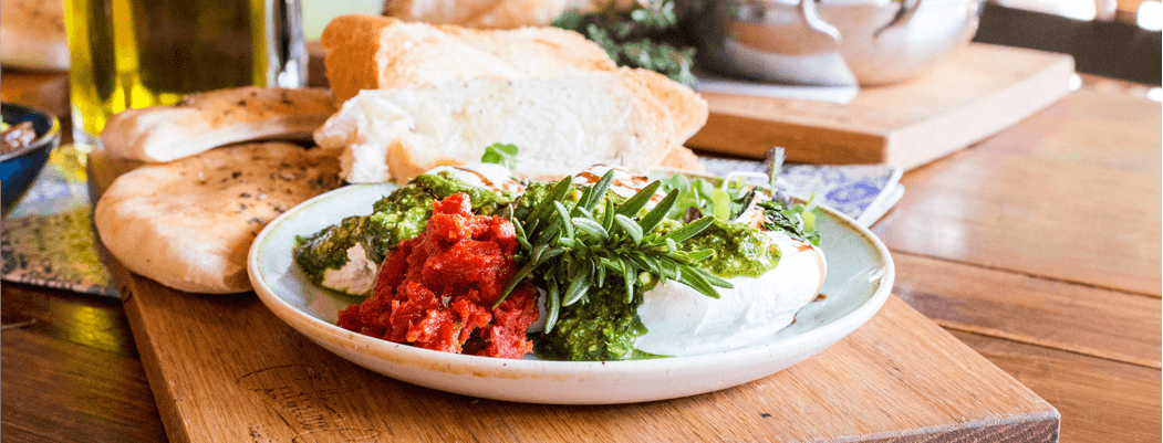 Mediterranean sharing plates and dips at Culture Club